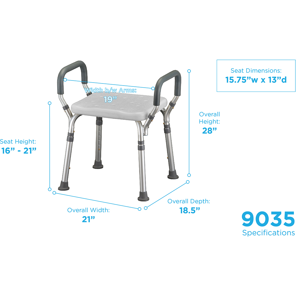 Bath Seat With Arms Nova Medical Products